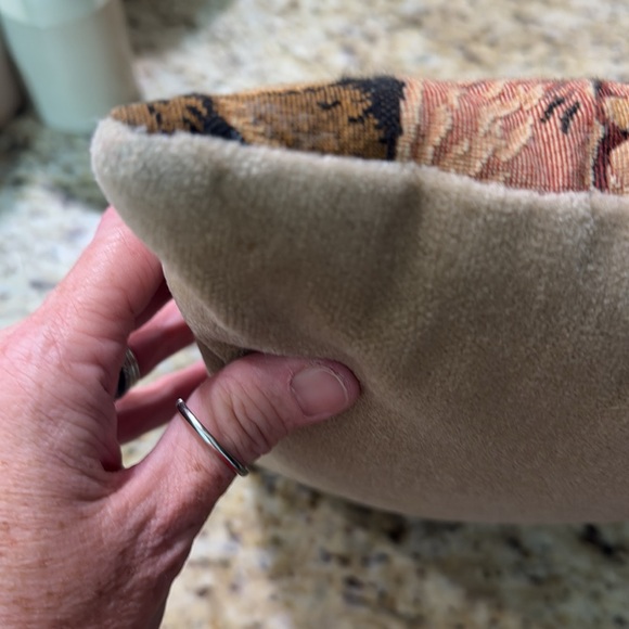 Vintage Christmas Old World Santa Claus Tapestry Throw Pillow Small - Picture 8 of 13